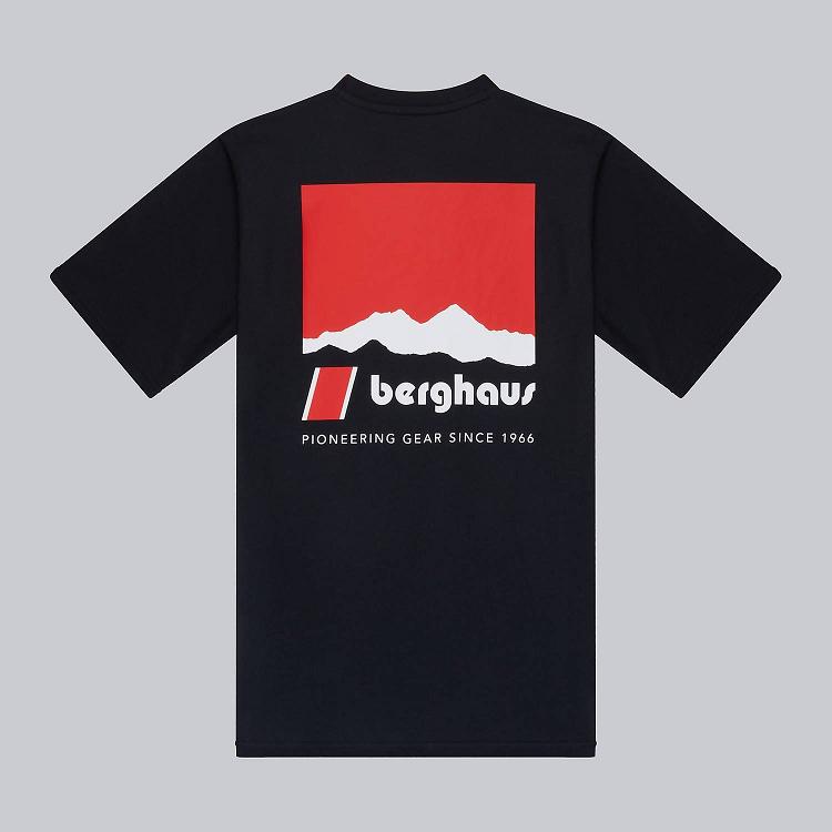 Pánska Tričko Berghaus Skyline Čierne Slovensko 0879FJPXW